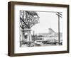 Aurora Bridge Construction Photograph - Seattle, WA-Lantern Press-Framed Art Print