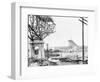 Aurora Bridge Construction Photograph - Seattle, WA-Lantern Press-Framed Art Print