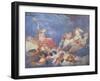 Aurora Carried by the Chariot of Sun-Andrea Appiani-Framed Art Print