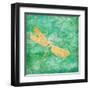 Aurora Dragonfly-Paul Brent-Framed Art Print