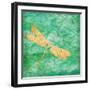 Aurora Dragonfly-Paul Brent-Framed Art Print