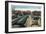 Aurora, Illinois - Chicago, Burlington, and Quincy Railroad Depot-Lantern Press-Framed Art Print