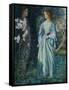 Aurora Leigh's Dismissal of Romney (The Tryst)-Arthur Hughes-Framed Stretched Canvas