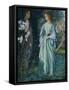 Aurora Leigh's Dismissal of Romney (The Tryst)-Arthur Hughes-Framed Stretched Canvas