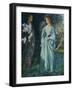 Aurora Leigh's Dismissal of Romney (The Tryst)-Arthur Hughes-Framed Giclee Print