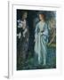 Aurora Leigh's Dismissal of Romney (The Tryst)-Arthur Hughes-Framed Giclee Print