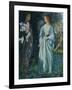 Aurora Leigh's Dismissal of Romney (The Tryst)-Arthur Hughes-Framed Giclee Print