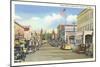 Aurora Street, Ironwood, Michigan-null-Mounted Art Print