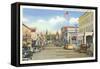 Aurora Street, Ironwood, Michigan-null-Framed Stretched Canvas