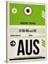 AUS Austin Luggage Tag 1-NaxArt-Stretched Canvas