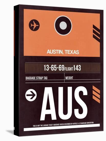 AUS Austin Luggage Tag 2-NaxArt-Stretched Canvas