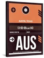 AUS Austin Luggage Tag 2-NaxArt-Stretched Canvas