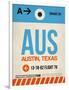 AUS Austin Luggage Tag I-NaxArt-Framed Art Print