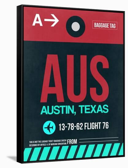 AUS Austin Luggage Tag II-NaxArt-Framed Stretched Canvas