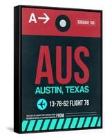 AUS Austin Luggage Tag II-NaxArt-Framed Stretched Canvas