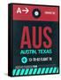 AUS Austin Luggage Tag II-NaxArt-Framed Stretched Canvas