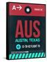 AUS Austin Luggage Tag II-NaxArt-Framed Stretched Canvas