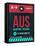 AUS Austin Luggage Tag II-NaxArt-Framed Stretched Canvas