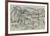 Aus Dem Skizzenbuch Von Der Front: Rehe, 1915-Franz Marc-Framed Giclee Print