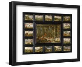 Aus Dem Zyklus Die Vier Erdteile: Amerika, 1666-Jan van Kessel-Framed Giclee Print