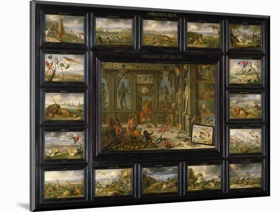 Aus Dem Zyklus Die Vier Erdteile: Amerika, 1666-Jan van Kessel-Mounted Giclee Print