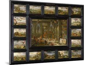 Aus Dem Zyklus Die Vier Erdteile: Amerika, 1666-Jan van Kessel-Mounted Giclee Print