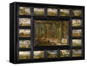 Aus Dem Zyklus Die Vier Erdteile: Amerika, 1666-Jan van Kessel-Framed Stretched Canvas
