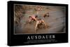 Ausdauer: Motivationsposter Mit Inspirierendem Zitat-null-Stretched Canvas