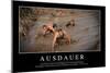 Ausdauer: Motivationsposter Mit Inspirierendem Zitat-null-Mounted Photographic Print