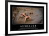 Ausdauer: Motivationsposter Mit Inspirierendem Zitat-null-Framed Photographic Print