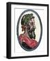 Ausias March (1400-1459). Medieval Valencian Poet and Knight from Gandia, Valencia-null-Framed Giclee Print