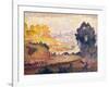 Aussicht auf Menton. Vue de Menton. 1899-1900-Henri Edmond Cross-Framed Giclee Print