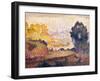 Aussicht auf Menton. Vue de Menton. 1899-1900-Henri Edmond Cross-Framed Giclee Print