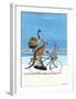 Aussie Beach Bike Poster-Martin van der Linden-Framed Art Print