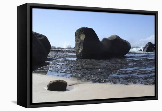 Aussie Rocks 1-Karen Williams-Framed Stretched Canvas