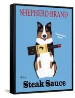 Aussie Steak-Ken Bailey-Framed Stretched Canvas