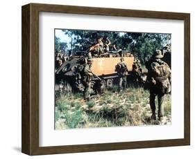 Aussie Troop Carriers-Henri Huet-Framed Photographic Print