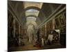 Ausstattungsprojekt für die grosse Galerie des Louvre. 1796-Hubert Robert-Mounted Giclee Print