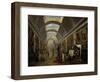 Ausstattungsprojekt für die grosse Galerie des Louvre. 1796-Hubert Robert-Framed Giclee Print