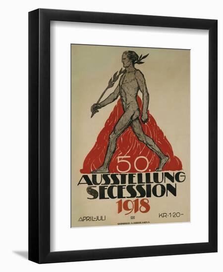 Ausstellung Secession, 1918-null-Framed Giclee Print