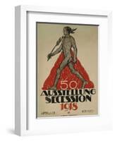 Ausstellung Secession, 1918-null-Framed Giclee Print