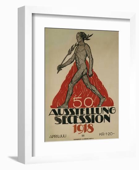 Ausstellung Secession, 1918-null-Framed Giclee Print
