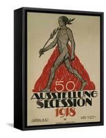 Ausstellung Secession, 1918-null-Framed Stretched Canvas