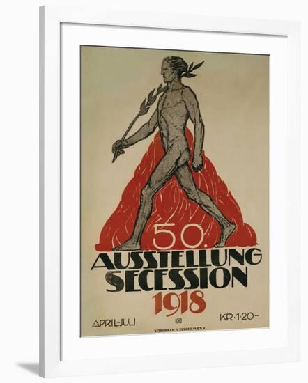 Ausstellung Secession, 1918-null-Framed Giclee Print