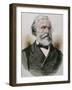 Austen Henry Layard (1817-1894). English Archaeologist. known as the Excavator of Nimrud and Ninive-Tarker-Framed Photographic Print