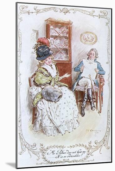 Austen, S& S, Palmers-C.e. Brock-Mounted Art Print