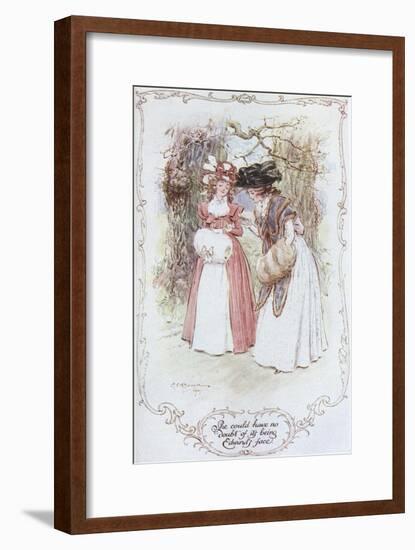 Austen, Sense and Sensibilt-C.e. Brock-Framed Art Print