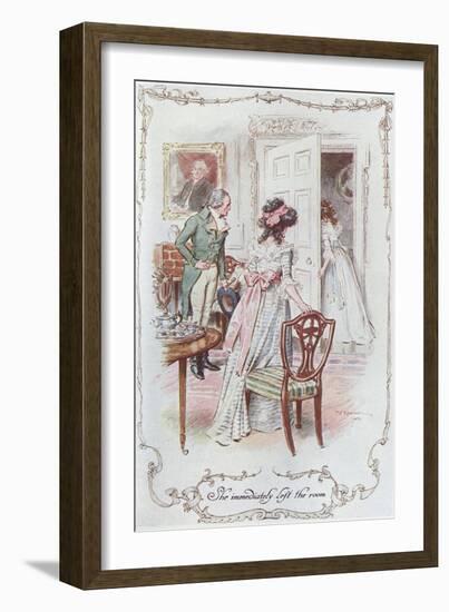 Austen, Ssense and Sensibli-C.e. Brock-Framed Art Print