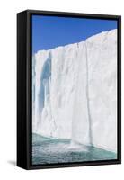 Austfonna Ice Cap, Nordaustlandet, Svalbard, Norway, Scandinavia, Europe-Michael Nolan-Framed Stretched Canvas