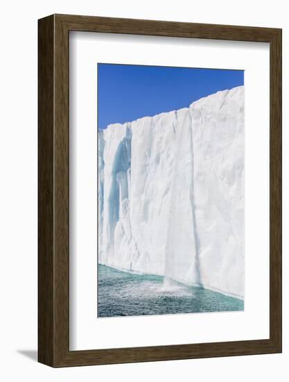 Austfonna Ice Cap, Nordaustlandet, Svalbard, Norway, Scandinavia, Europe-Michael Nolan-Framed Photographic Print